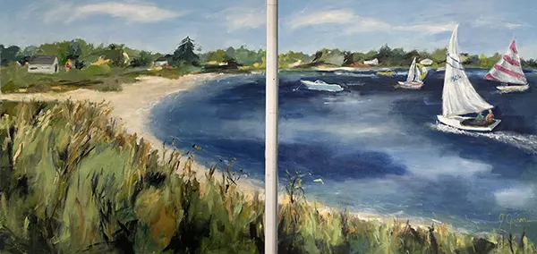 Cape Cod Cove Diptych
